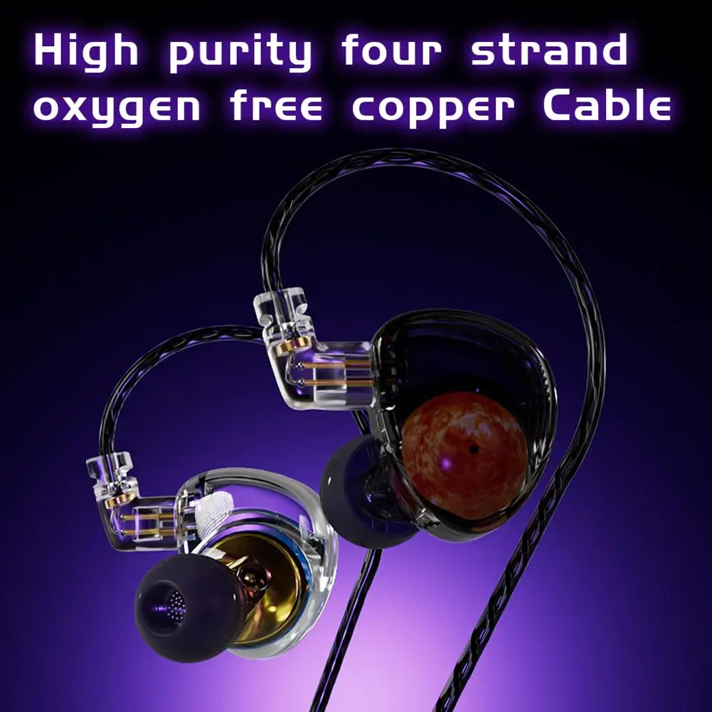 ND Planet Headphones Dynamic Drive HiFi Earphone Stereo Bass Earbud DJ Music Cancelling Sport Headsets With Detachable Cable 3