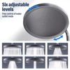 6 Modes Big Panel Large Flow High Pressure Ceiling Mounted Shower Head Rainfall Water Saving Faucet Supercharge Top Showerhead 3