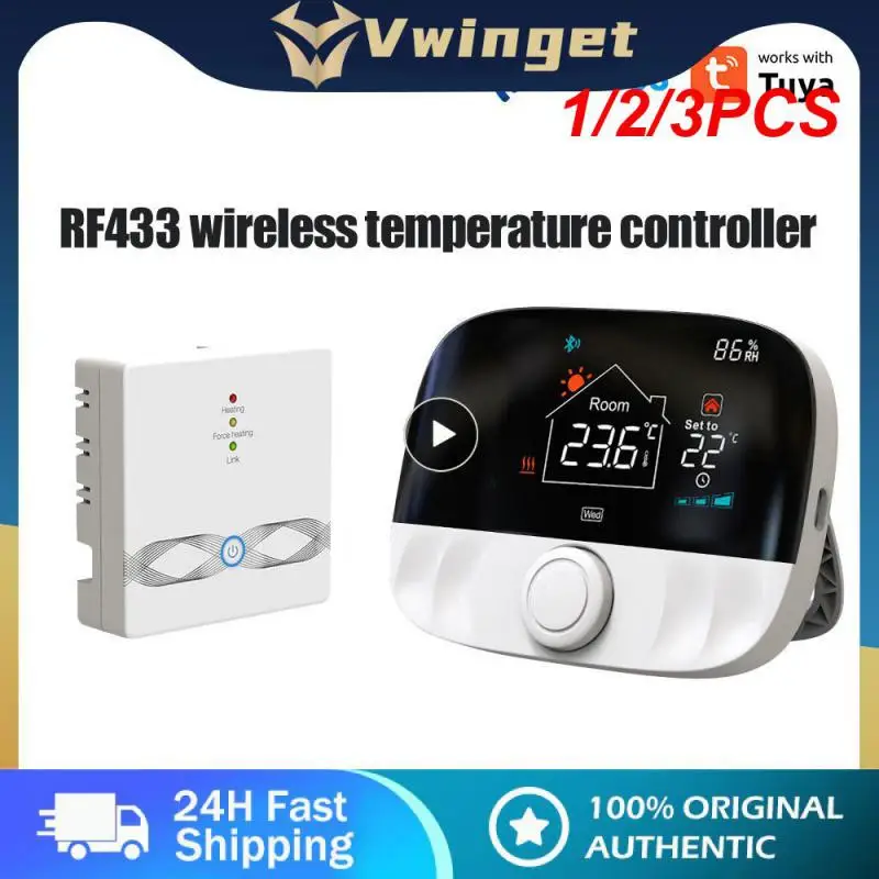 

1/2/3PCS Tuya Smart Home Wifi Thermostat 433Mhz Gas Boiler Water Heating Digital Temperature Controller Alexa Home Smart
