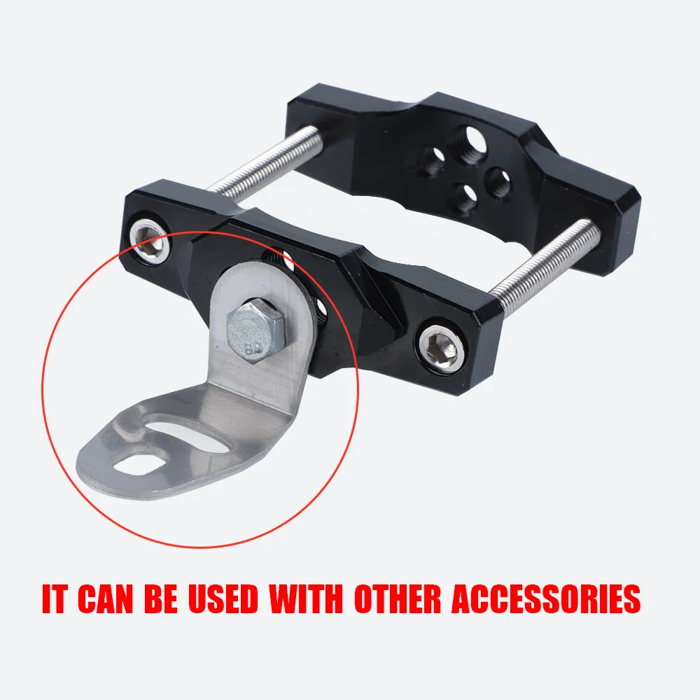 17-54mm Motorcycle Fork Tube Handlebar Bracket Pressure Code Stent Spotlight Headlight Aluminum Mounting Clamp Accessories motorcycle light bracket motorcycle headlight clamp motorcycle headlight mount