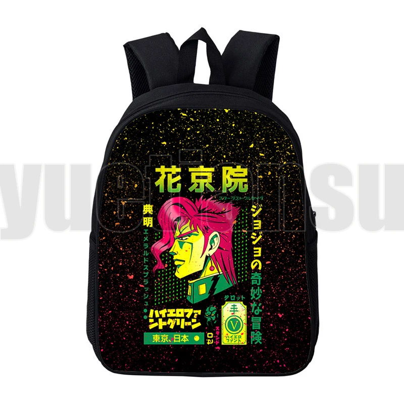

Causal 3D Anime 16 Inch Jojo Bizarre Adventure Backpacks for School Teenagers Girl Killer Queen Japanese School Bag Travel Men