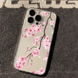Design per Custodia Telefonica con Ramo di Fiori Minimalista