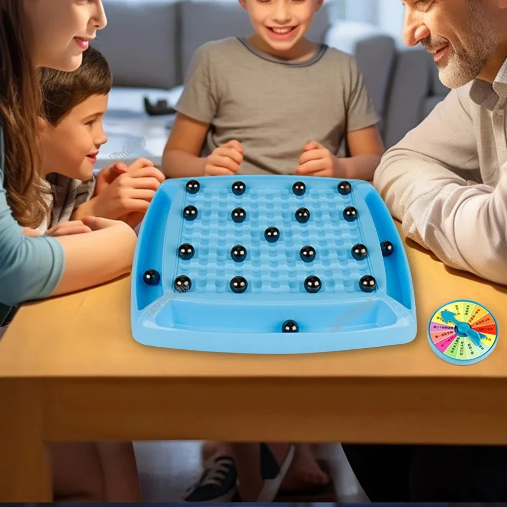 

Magnetic Chess Game Toy Portable Magnet Chess Pieces Toy Improve Creativity Logic Thinking Party Supplies for Family Reunions
