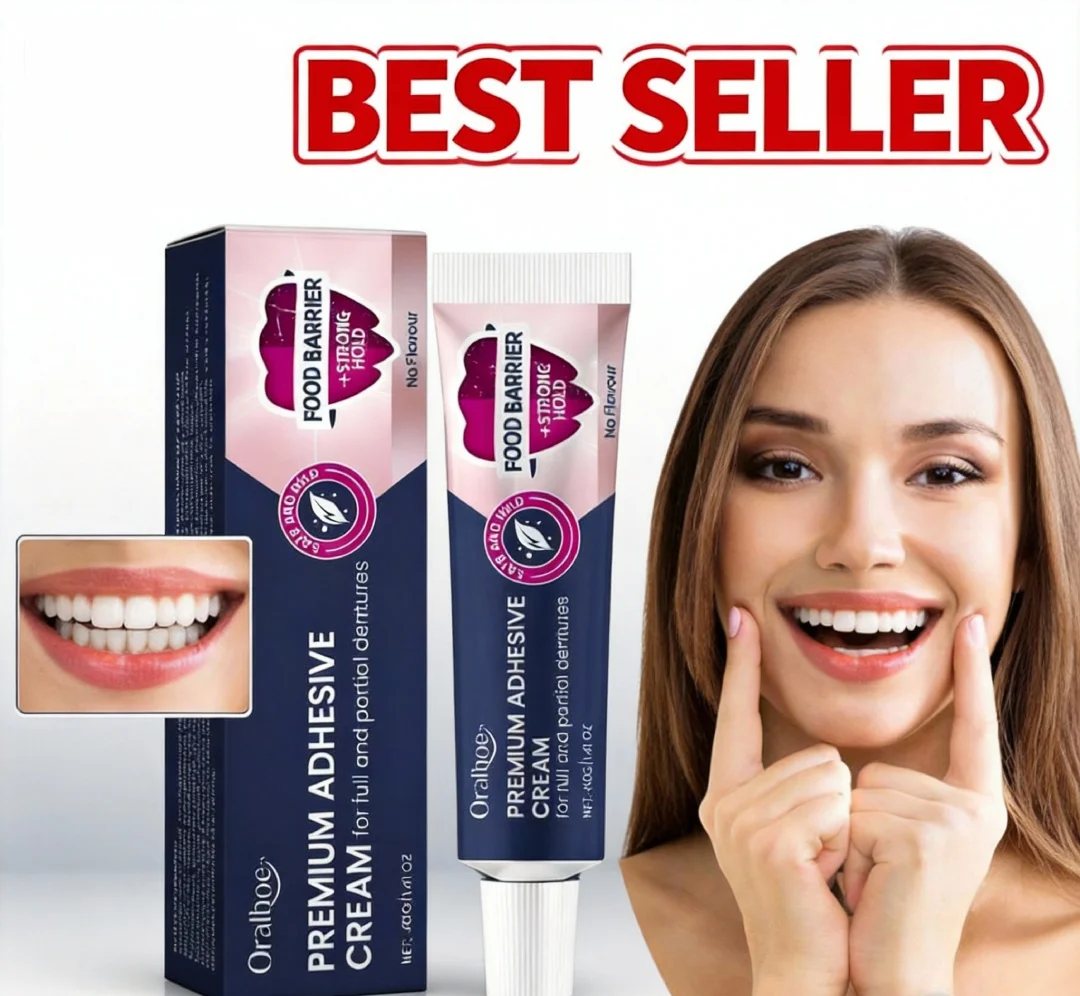 Denture Adhesive Cream Extra Strong Hold For Secure Comfort_voghion.com