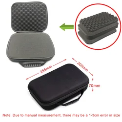 Enhanced Personalizable Shockproof Hard Storage Case with DIY Foam Insert for Outdoor Tools and Accessories (Black S 3 Layer)