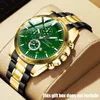 New Fashion Trend Men's Quartz Watch Luxury Classic Stainless Steel Band Men's Watch Calendar Wristwatch 1