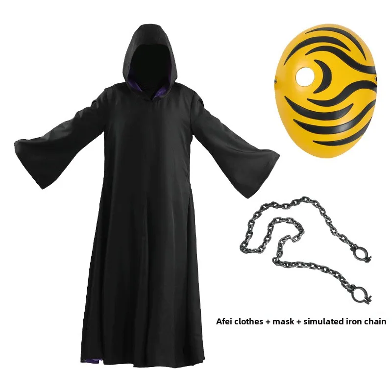 Naruto-Inspired Akatsuki Cloak Cosplay Costume for Men