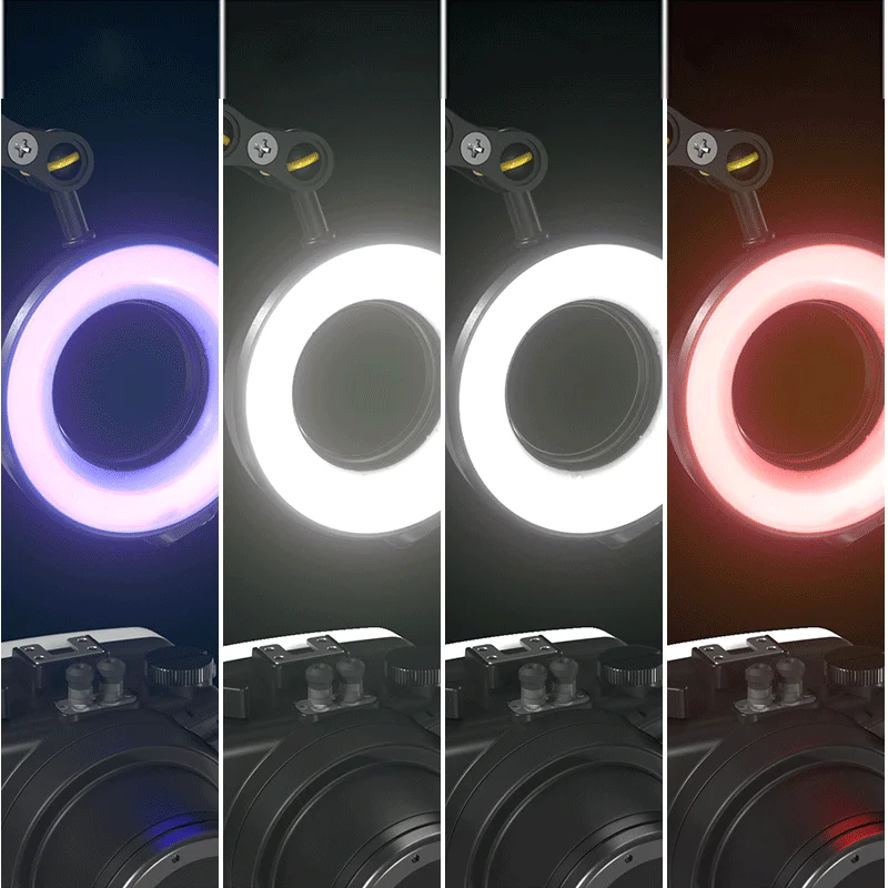Seafrogs SL-108 Diving Ring Flash Light 1200 Lumen for Canon Sony Nikon Camera Case for 67mm Lens Waterproof Underwater Light 5