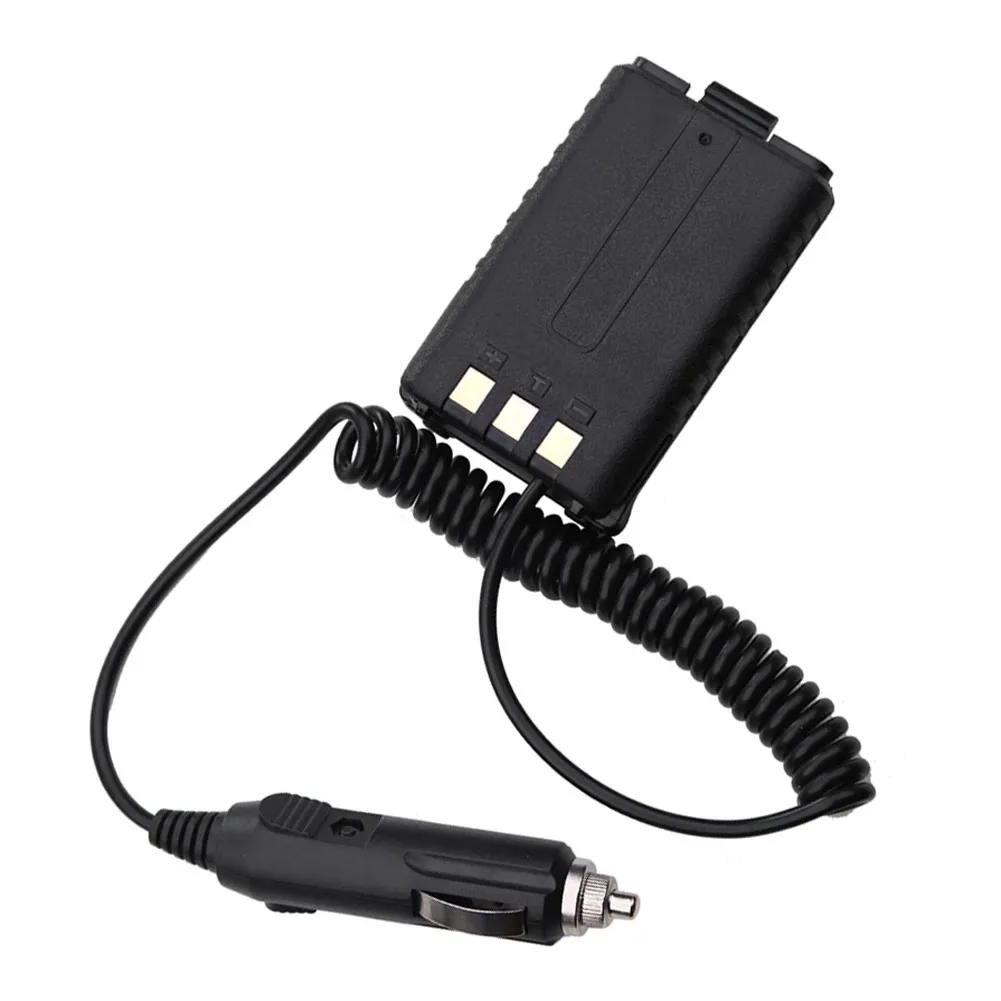 

Walkie Talkie 12V Car Charger Battery Eliminator for Baofeng Dual Band Radio UV5R 5RA 5RE