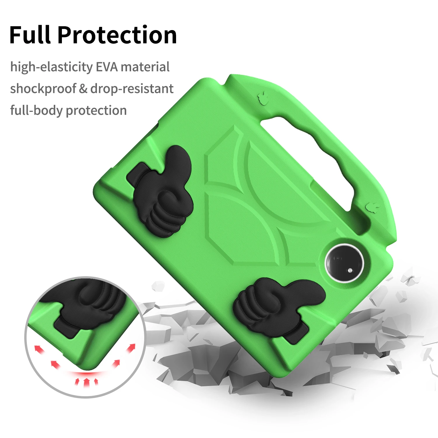 Durable Shockproof Tablet Case with Handle - Lightweight and Drop-Proof