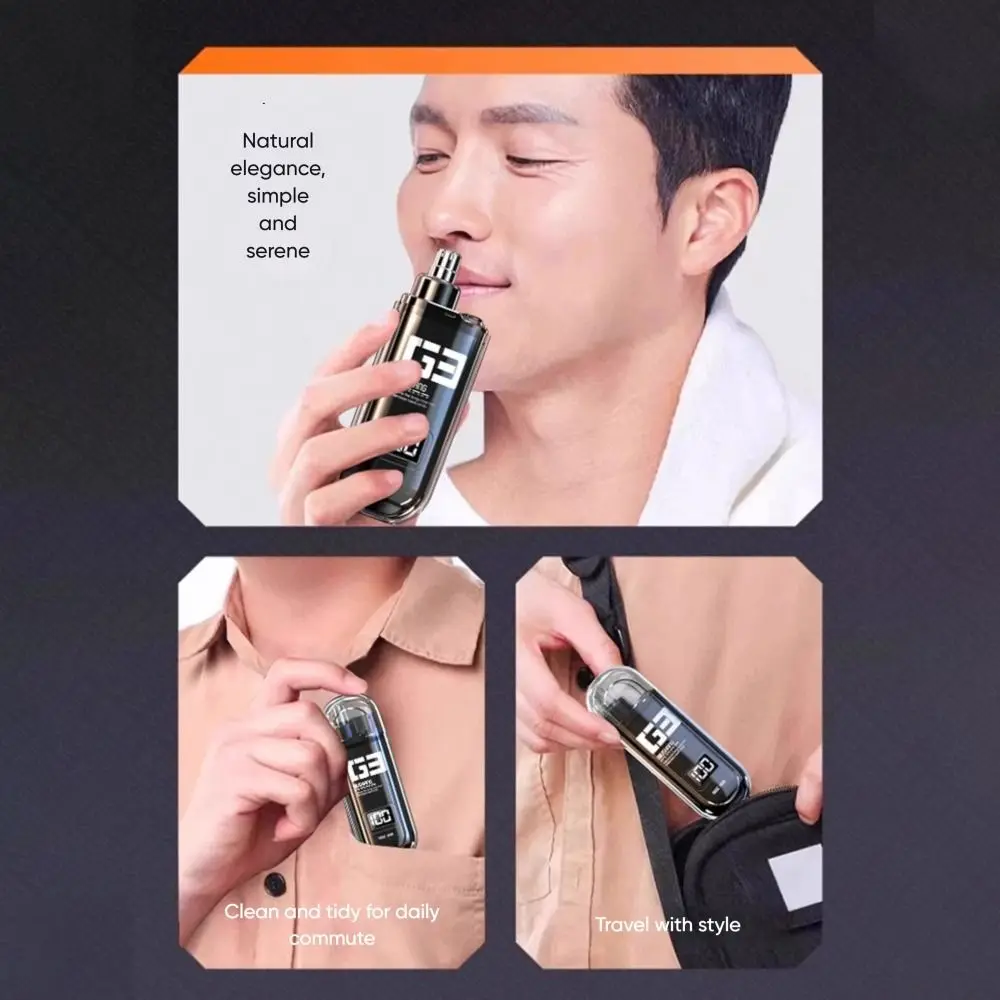 휴대용 전기 코털 트리머 USB 충전식 코 청소 포켓 헤어 눈썹 트리머 미니 다기능