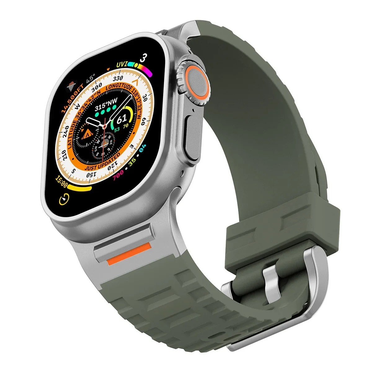 Luxury Sport Silicone Band for Apple Watch - Soft and Stylish Bracelet Strap
