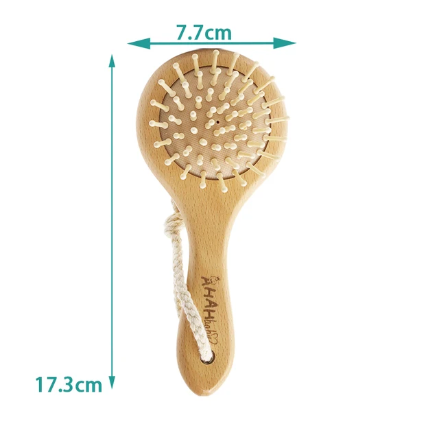Baby Hair Brush And Comb Set for Newborn Massage Bath Shower Custom Logo Comb For Hair Mini Baby Brush Wooden Hair Brush for Kid 1pc massage brush 1