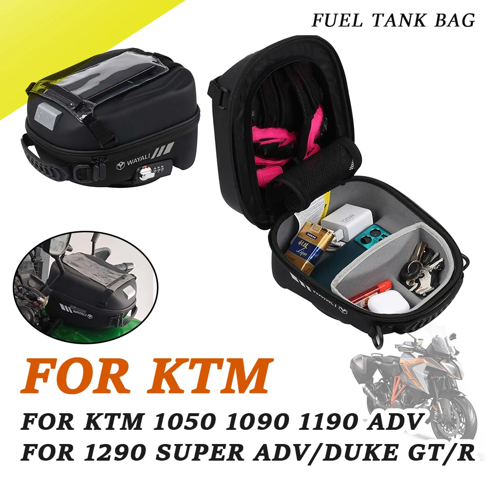 Accessori Moto Borsa Serbatoio Carburante Per Ktm 1290 Super Adventure 1290 Super Duke Gt R 1050 1090 1190 Adv Zaino Tanklock Borse