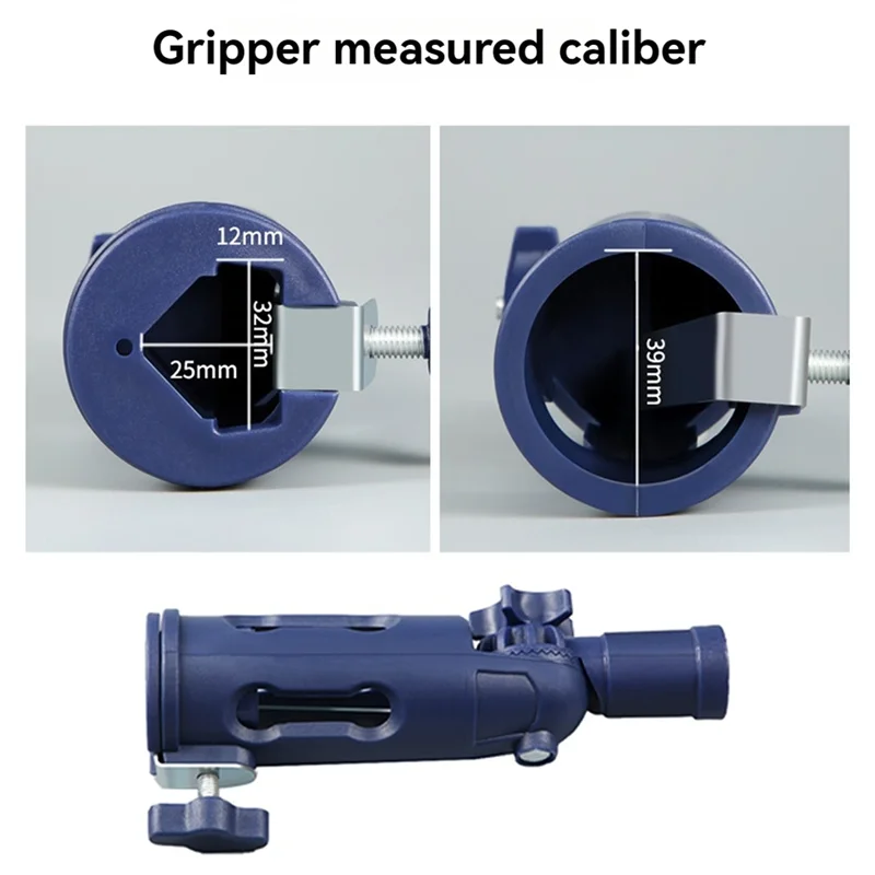 B17C 2PCS 천장, 벽에 쉽게 도달하기 위한 페인트 브러시용 멀티 앵글 페인트 브러시 익스텐더 연장 폴 부착 홀더