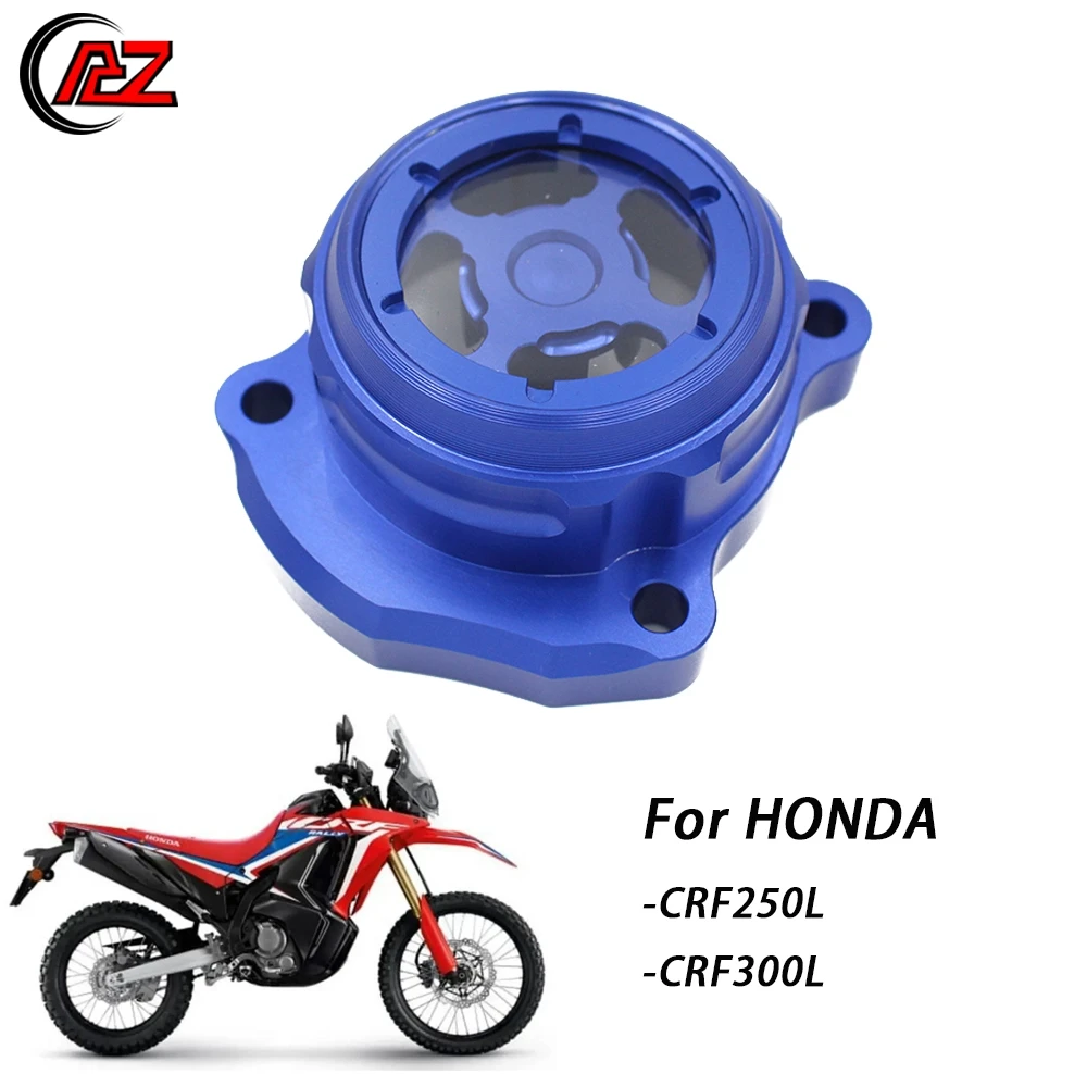 

For Honda CRF300L Rally 2021-2022 CRF250L 2013-2021 CRF 250L Rally 2017-2021 Motorcycle Engine Oil Filter Cover Transparent Cap