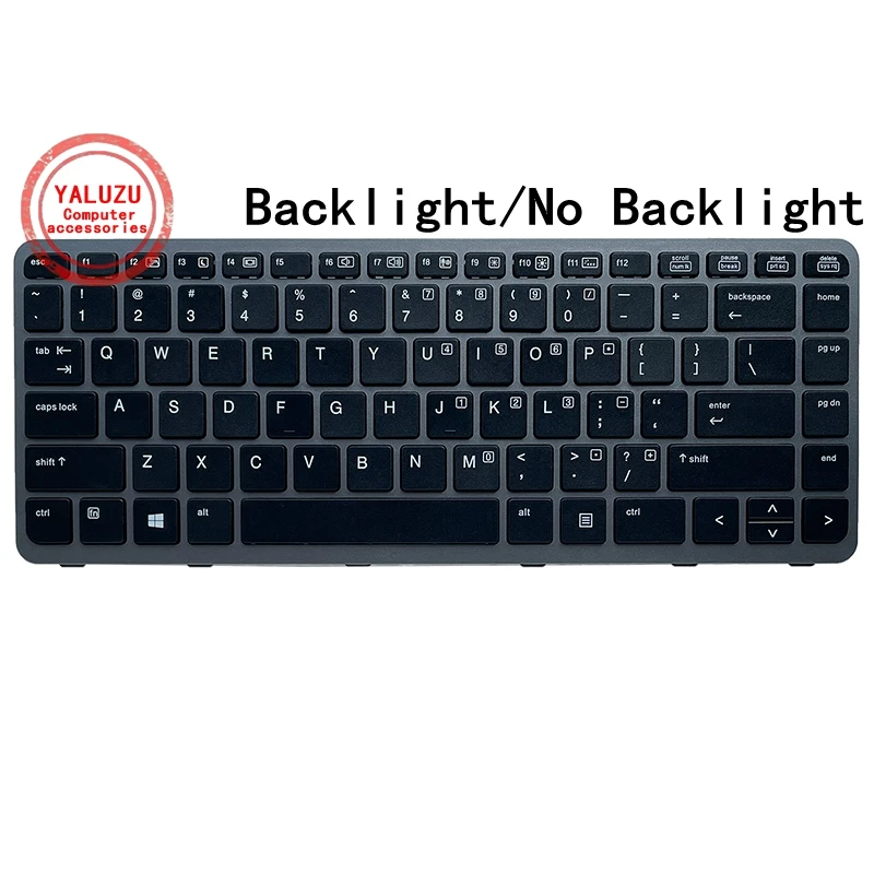 Yaluzu Us Nuova Tastiera Per Laptop Inglese Hp Elitebook Folio 1040 G1 1040 G2