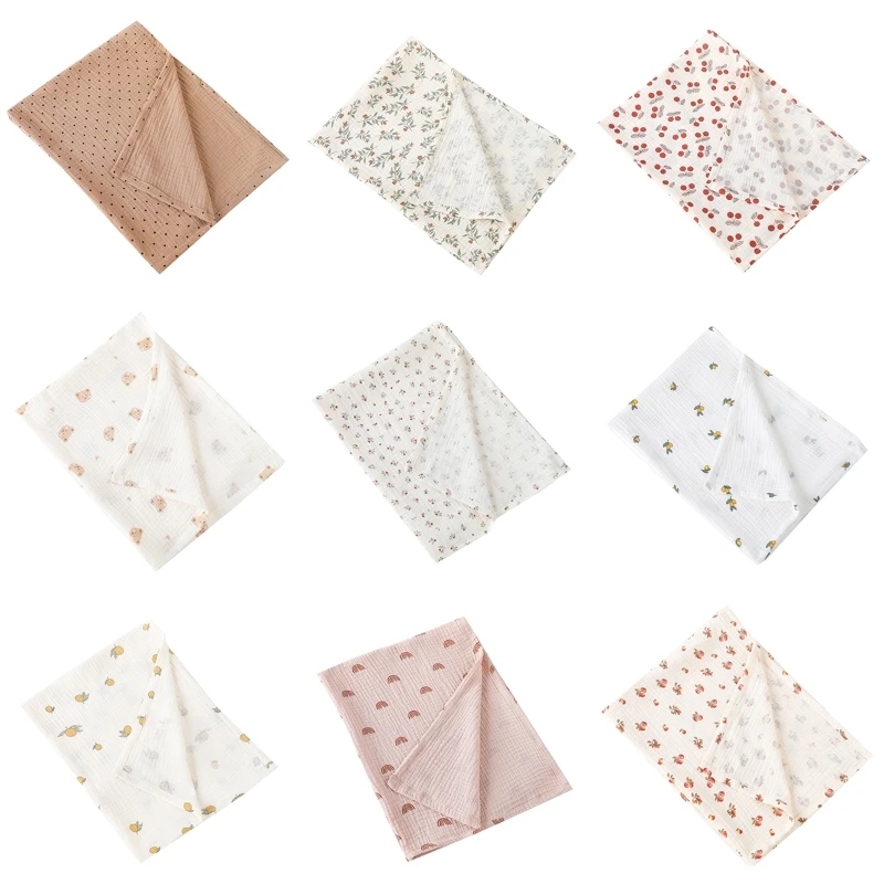 1Pc  85x65CM Upgraded Swaddle Blanket Cotton Muslin Blankets for Girls & Boys Baby Receiving 3