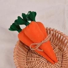 1Pc Non Woven Easter Carrot Ornaments Simulation Carrot Pendant For  Hanging DIY Easter Party Decorations Kids Toy Gift Supplies