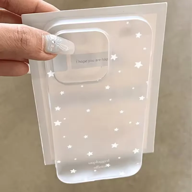 Minimalist Personality Little Star Phone Case - Y2K Style Cover