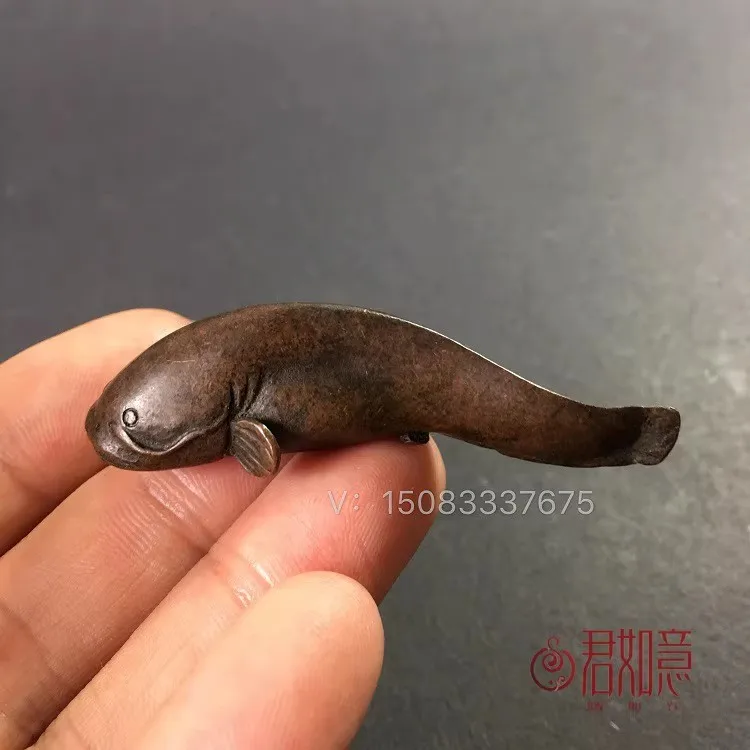 

Фиолетовые медные декоративные украшения в виде сома