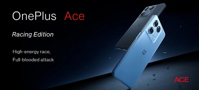 New OnePlus Ace Racing Edition 5G MTK Dimensity 8100 MAX 6.59 Inch 