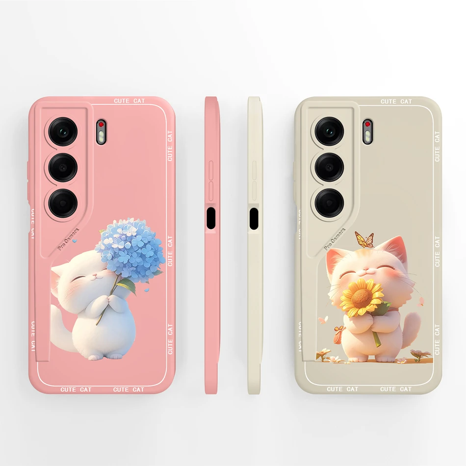 Trendy Creative Soft High-Quality Liquid Silicone Phone Case - Durable Bumper Back Cover