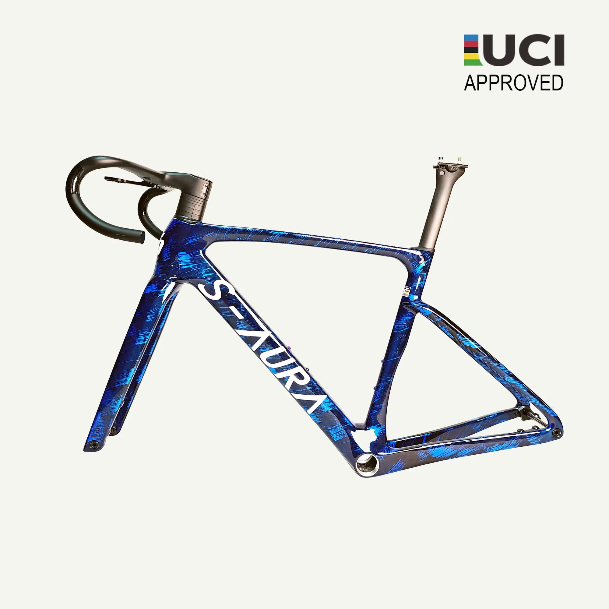 히그게 S-아우라 2026 UCI 승인 카본 로드 자전거 프레임 레이스 자전거 카본 프레임 무료 배송