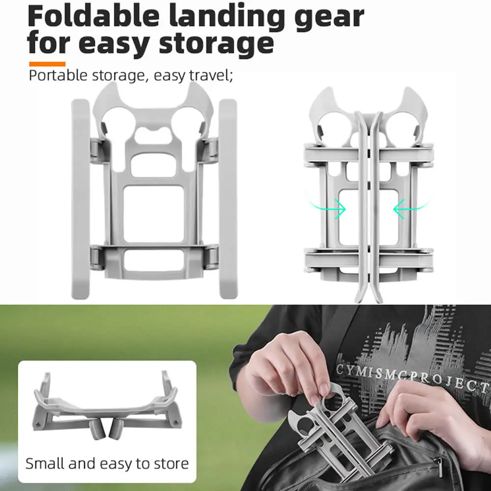 Accessories Kit For DJI Mini 3 Pro Lens Cap propeller guard Foldable Extension Support Legs Holder Landing Gear Mini 3 Combo