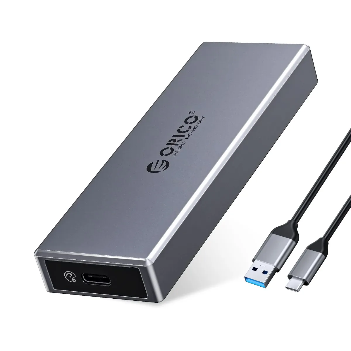 

Orico M.2 NVMe C-type USB 3.2 Gen2 external SSD aluminum shell heat sink CM2C3 external shell