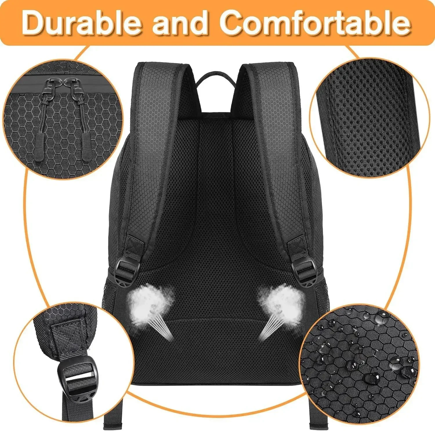 Oxford Backpack Football Bag Waterproof Sports Equipment BagS Outdoor Basketball Volleyball Convenient And Lightweight Storage