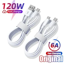 USB C to Type C Cable 5A PD Fast Charging Data Wire Cord for iPhone 15 Pro Max Huawei Xiaomi 13 12 Samsung POCO Oneplus iPad