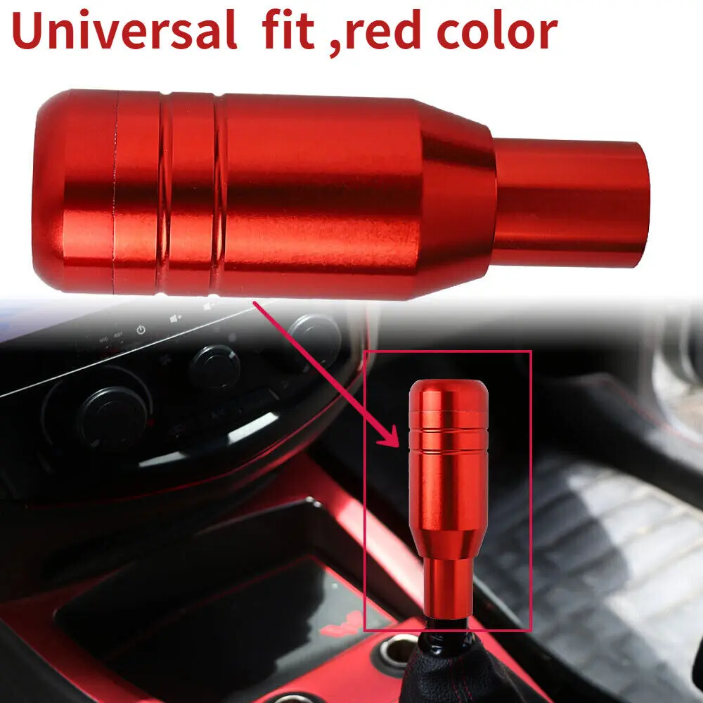 

Universal JDM Aluminum Red Automatic Car Accessories Interior Gear Stick Shift Knob Lever Shifter Replacement Parts