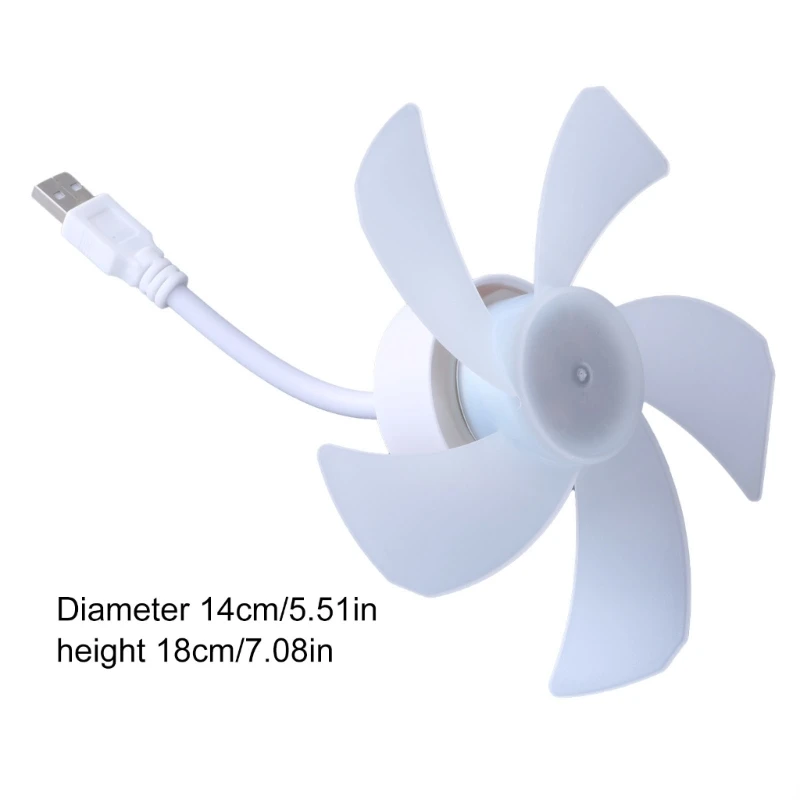 사무실, 가정 야영 조정가능한 목에 있는 냉각을 위한 가동 가능한 USB 강화된 책상 팬 USB 작은 냉각 팬
