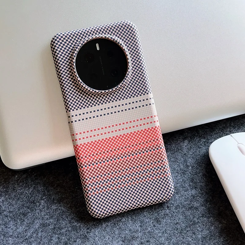 Luxury Carbon Fiber Matte Phone Case - Magnetic Shockproof Back Cover