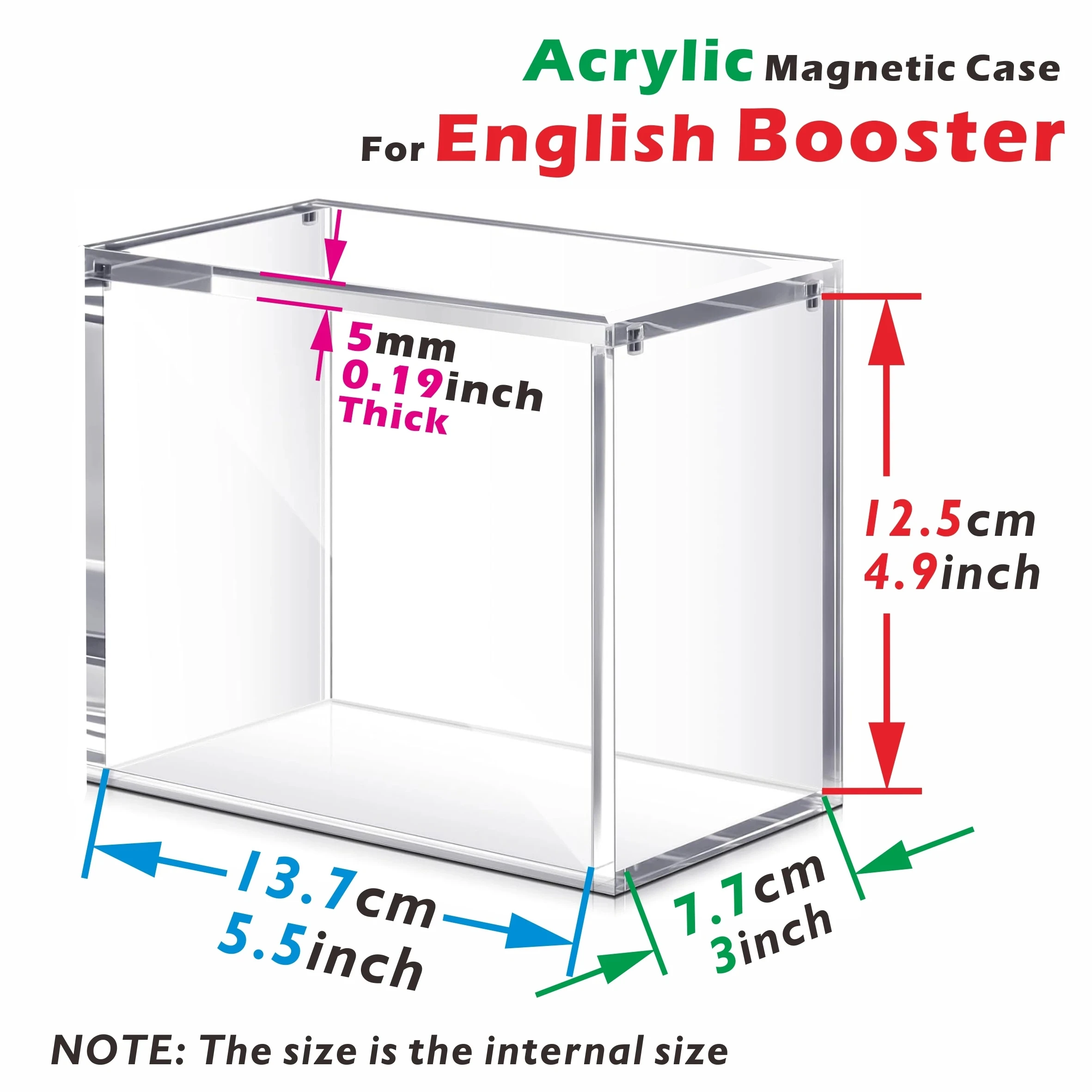 magnetic acrylic booster box case Factory Price Magnetic Lid Perspex PTCG Pokemon Acrylic Booster Box Case -acrylicdisplayfactory.com