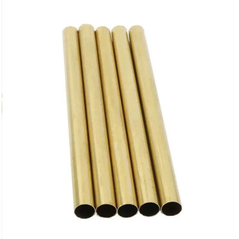 Premium Quality Hollow Brass Pipe - Various Diameters, 300mm Length