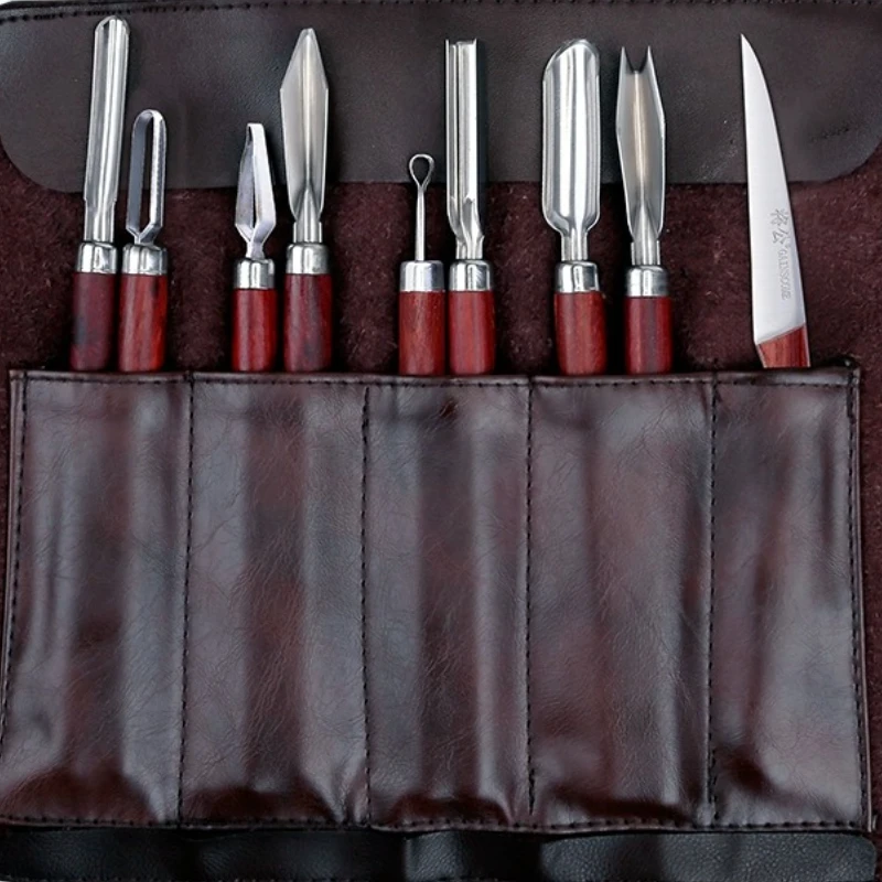 Stainless Steel Fruit Carving Knife Set for Kitchen Decoration