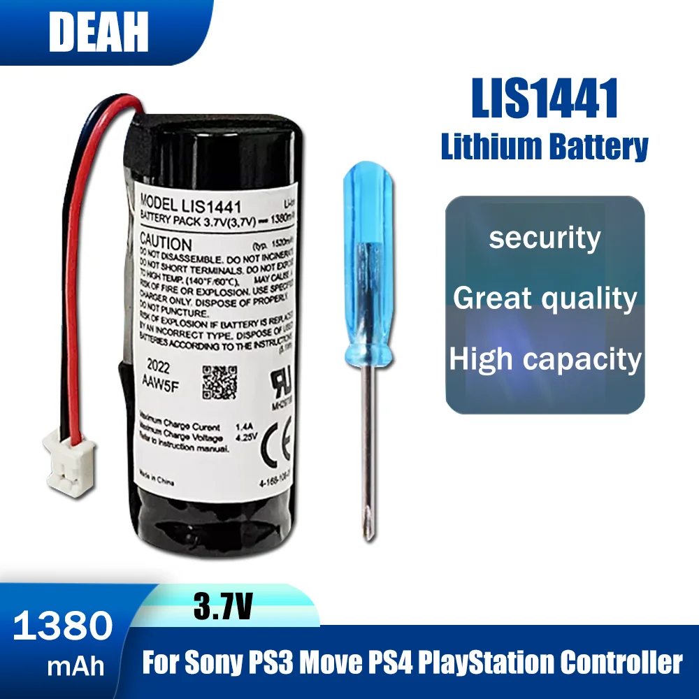 New LIS1441 LIP1450 CECHZCM1E 3.7V Rechargeable Lithium Battery For Sony PS3 PS4 PlayStation