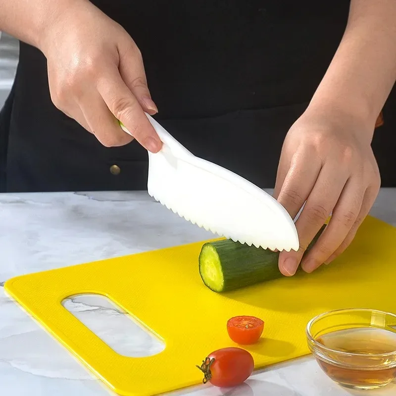 Real Cooking Toddler Children Cooking Set Early Learning Kitchen Tools Safety Knives Without Hands Fruit Supplementary Food Set