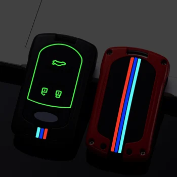 Custodia per chiave auto in metallo copertura guscio di protezione per Chery Tiggo 5 Tiggo 7 Tiggo 8 Arrizo 5x6 7 3 bottoni accessori portachiavi intelligenti - Custodia per chiave auto in metallo copertura guscio di protezione per Chery Tiggo 5 Tiggo