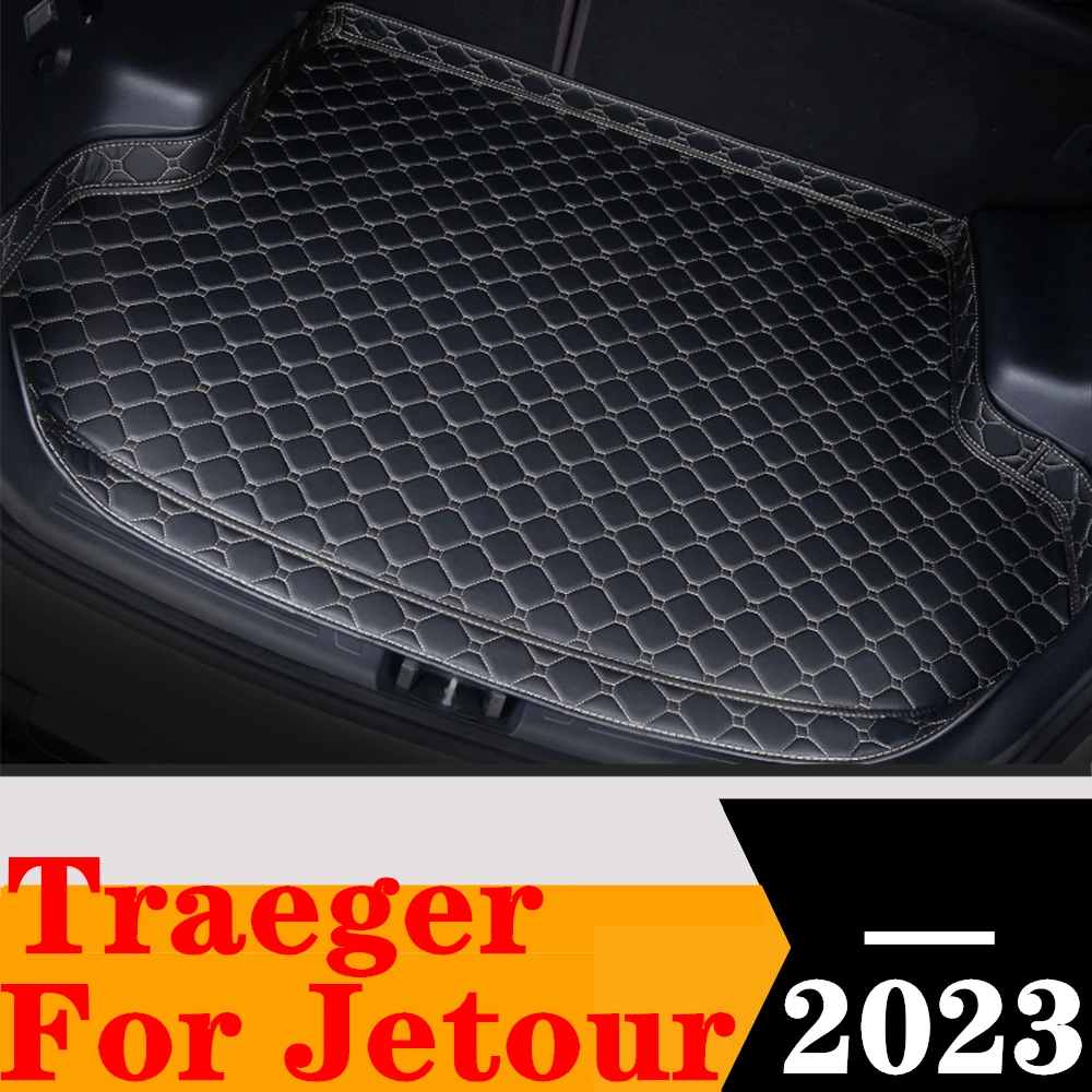 

Коврик багажник высокой боковой для Jetour Traeger 2023, задний коврик для багажника, задний коврик для груза, коврик, крышка, аксессуары для интерьера