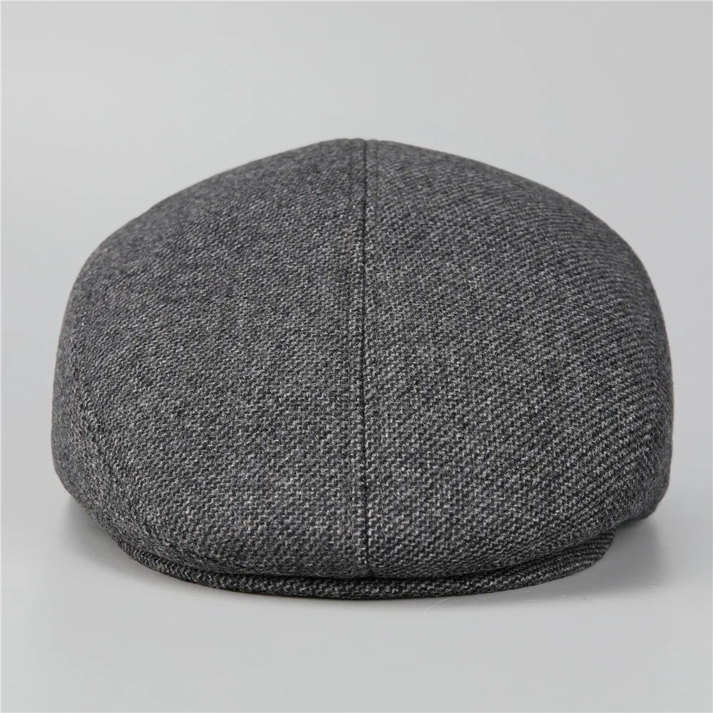 Men's Cap Autumn and Winter Thickened Ear Protection Old Man Hat Middle-aged and Elderly Dad Cotton Hat Wool Caps