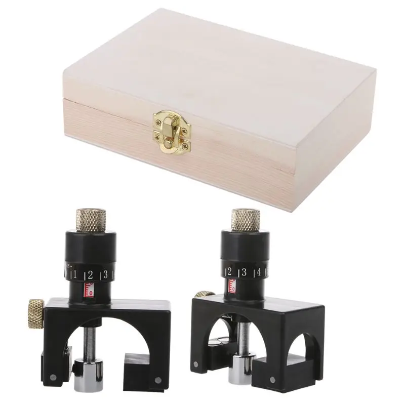 

2Pcs Adjustable Magnetic Planer Knife Setting Jig Jointer Gauge Setter For