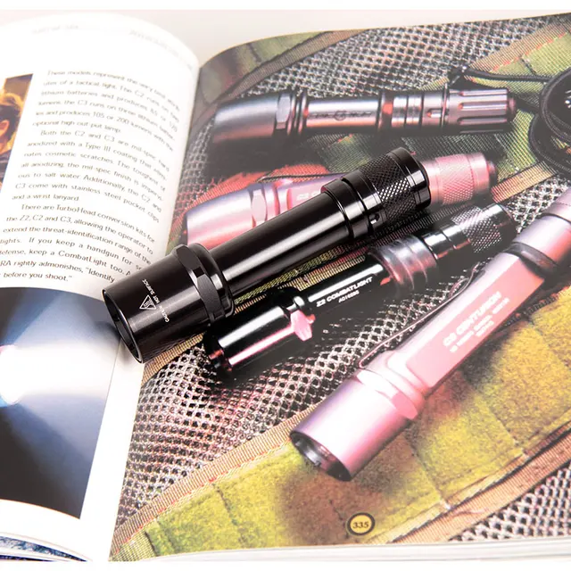 Surefire 6z円形懐中電灯、交換用ランプボディ、ランタンボディ