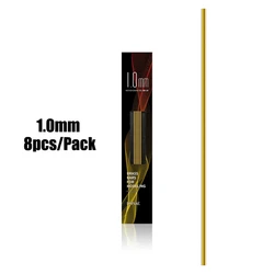 Premium Brass Alloy Solid Round Bar - Multiple Diameter Options for Crafting and Engineering (1.0mm)