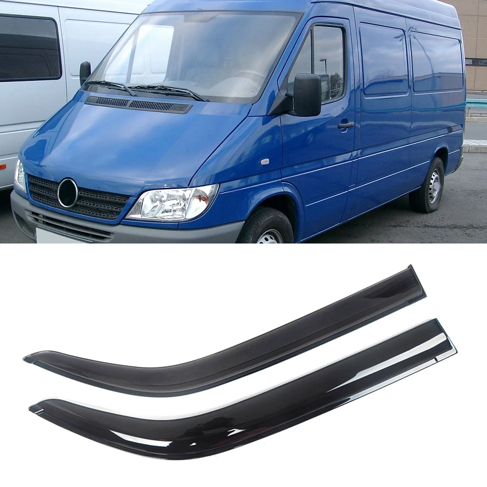 

Козырек для боковых окон Mercedes-Benz Dodge Sprinter 1995-2013, черный тонированный