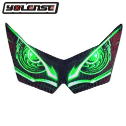 For KAWASAKI Z750 Z750R Z1000 Z 750 Z 1000 Motorcycle 3D Front Fairing Headlight Stickers Guard Head light protection Sticker