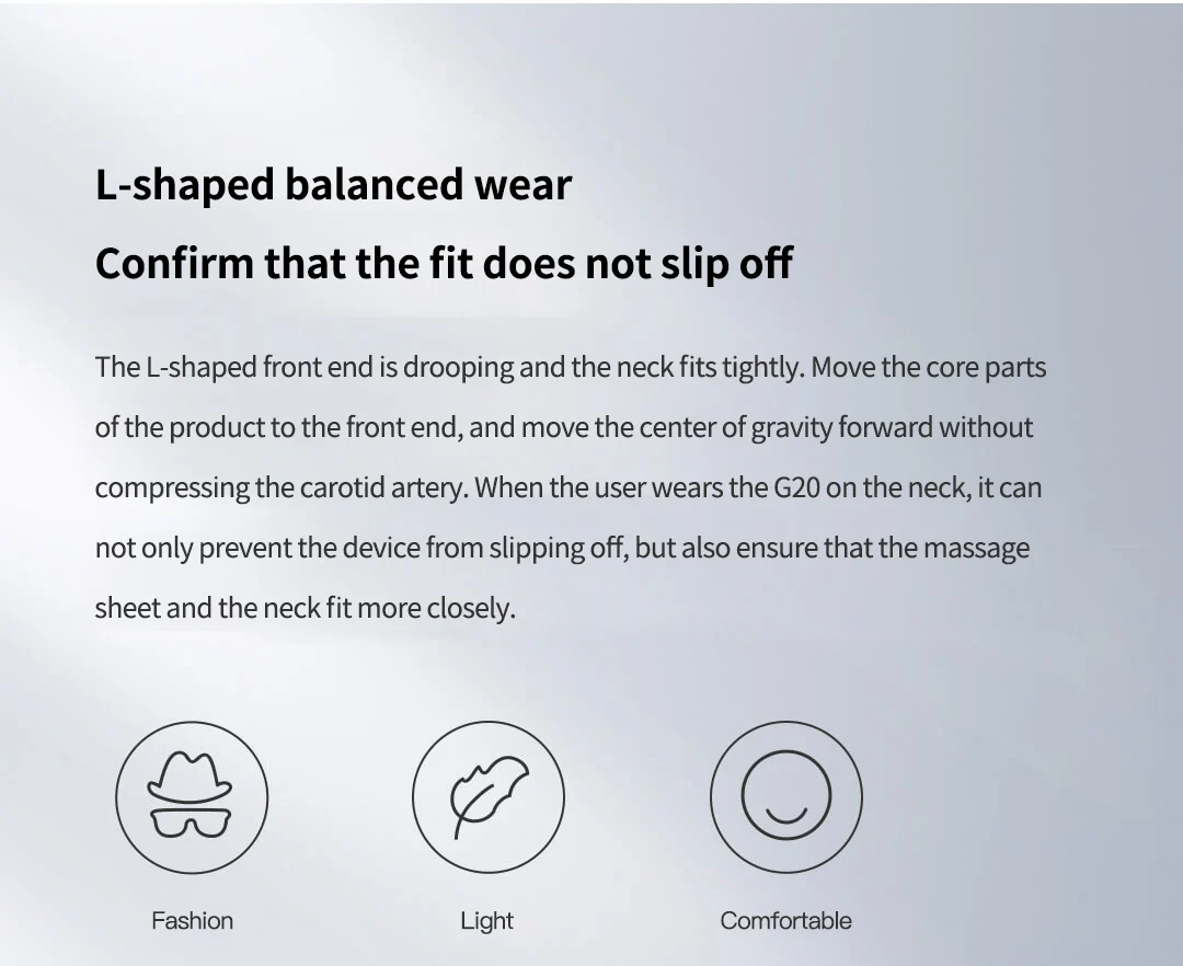 Xiaomi Jeeback Neck Massager G20 Electric Shoulder Cervical Massager