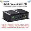 Solid Firewall NAS Industrial Computer Intel i7 1355U i5 1335U 3xi226-V 2.5G 2xDDR5 2xPCIe4.0 1xSATA 8xCOM GPIO Fanless Mini PC 1
